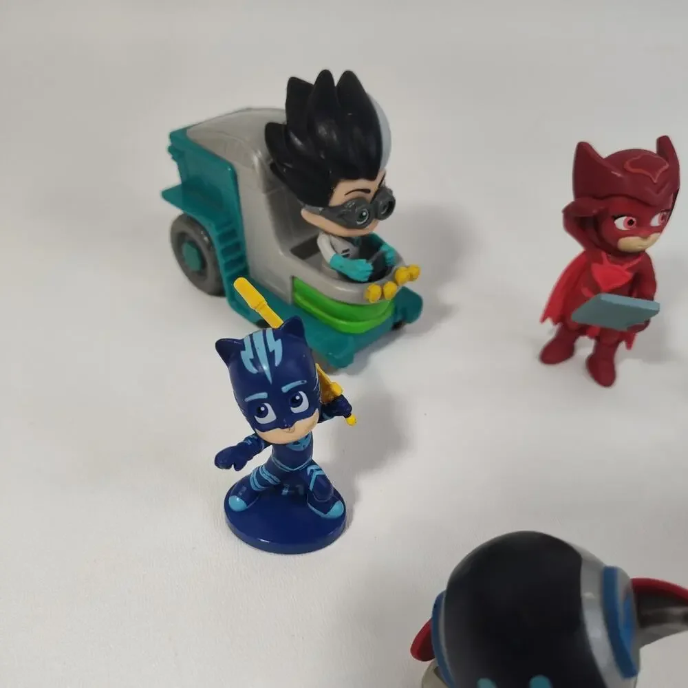 PJ Masks Toy Lot 9 Action Figures Catboy Owlette‎ Gekko Romeo Luna Kids